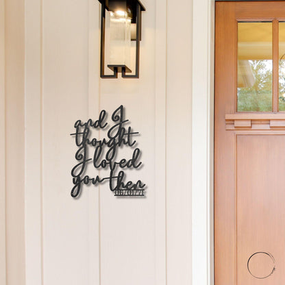 Ever Growing Love Custom Indoor Outdoor Steel Wall Sign - Mallard Moon Gift Shop