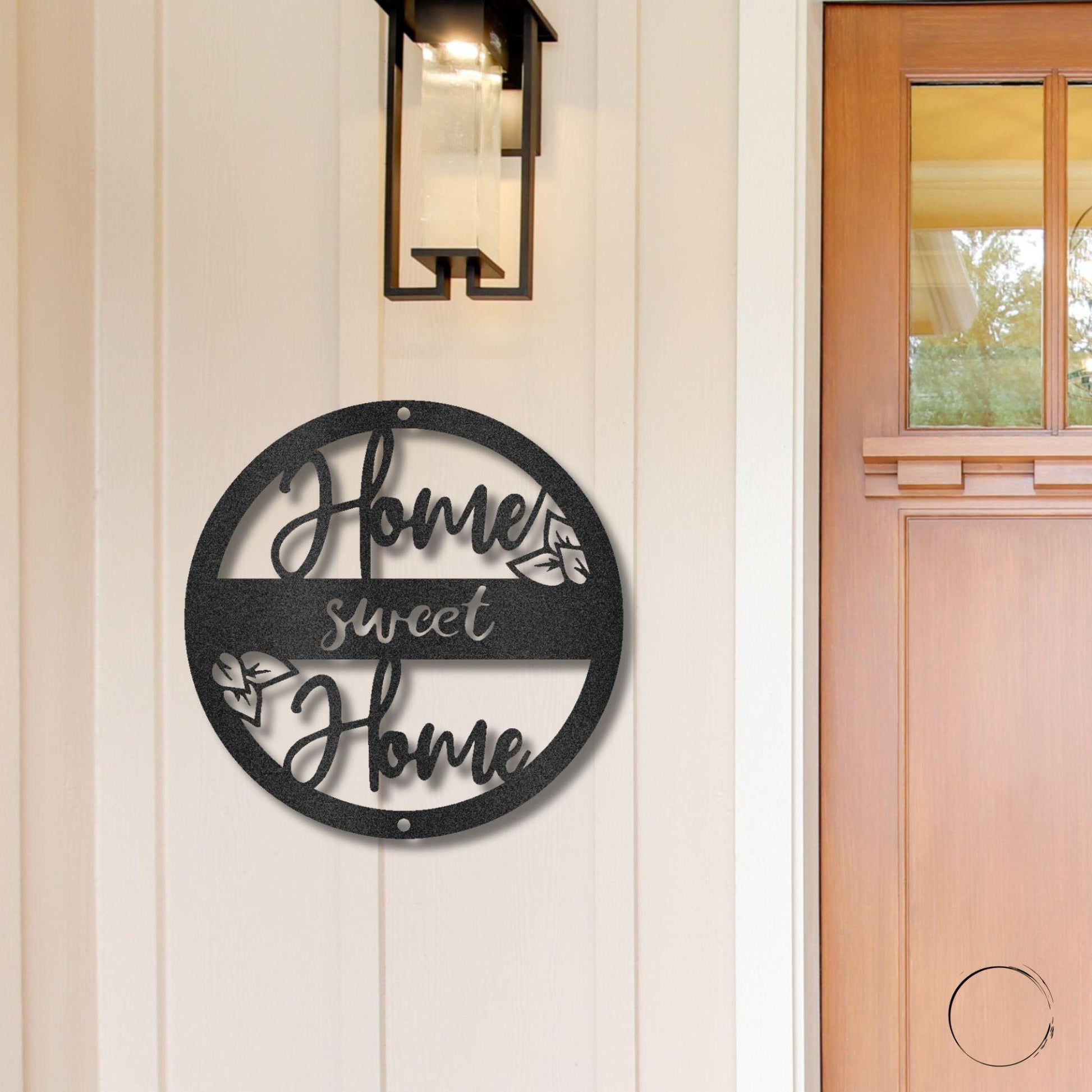 Home Sweet Home Metal Art Wall Sign - Mallard Moon Gift Shop