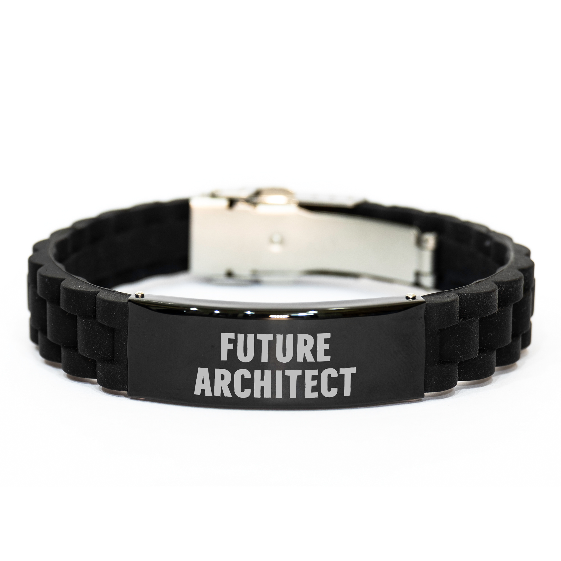 Funny Future Architect Quote Glide lock Clasp Bracelet Gifts from Family for Architect's Mother's Day - Image 1