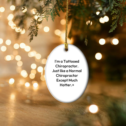 Gifts from Friends and Family, 'Amazing F-king Real Estate Agent' Oval Ornament for Christmas