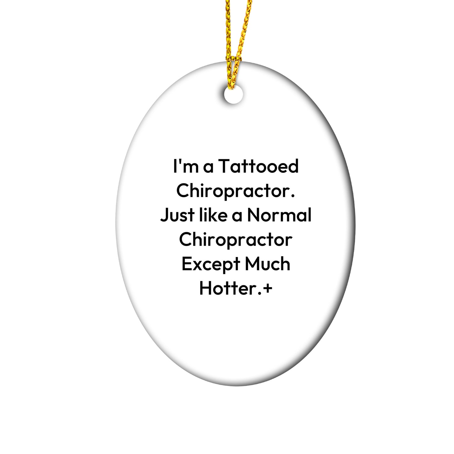 Gifts from Friends and Family, 'Amazing F-king Real Estate Agent' Oval Ornament for Christmas