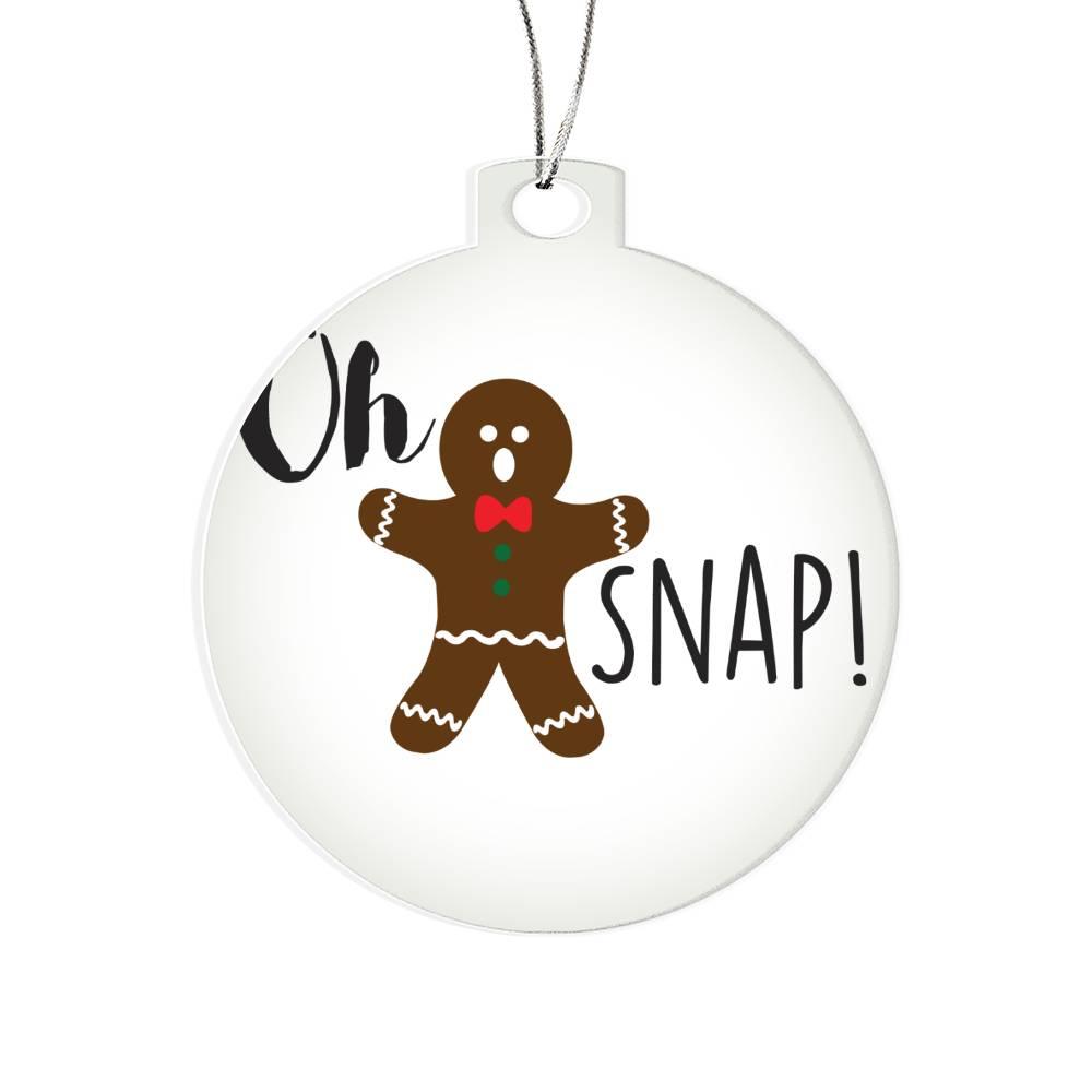 Gingerbread Acrylic Keepsake Ornament