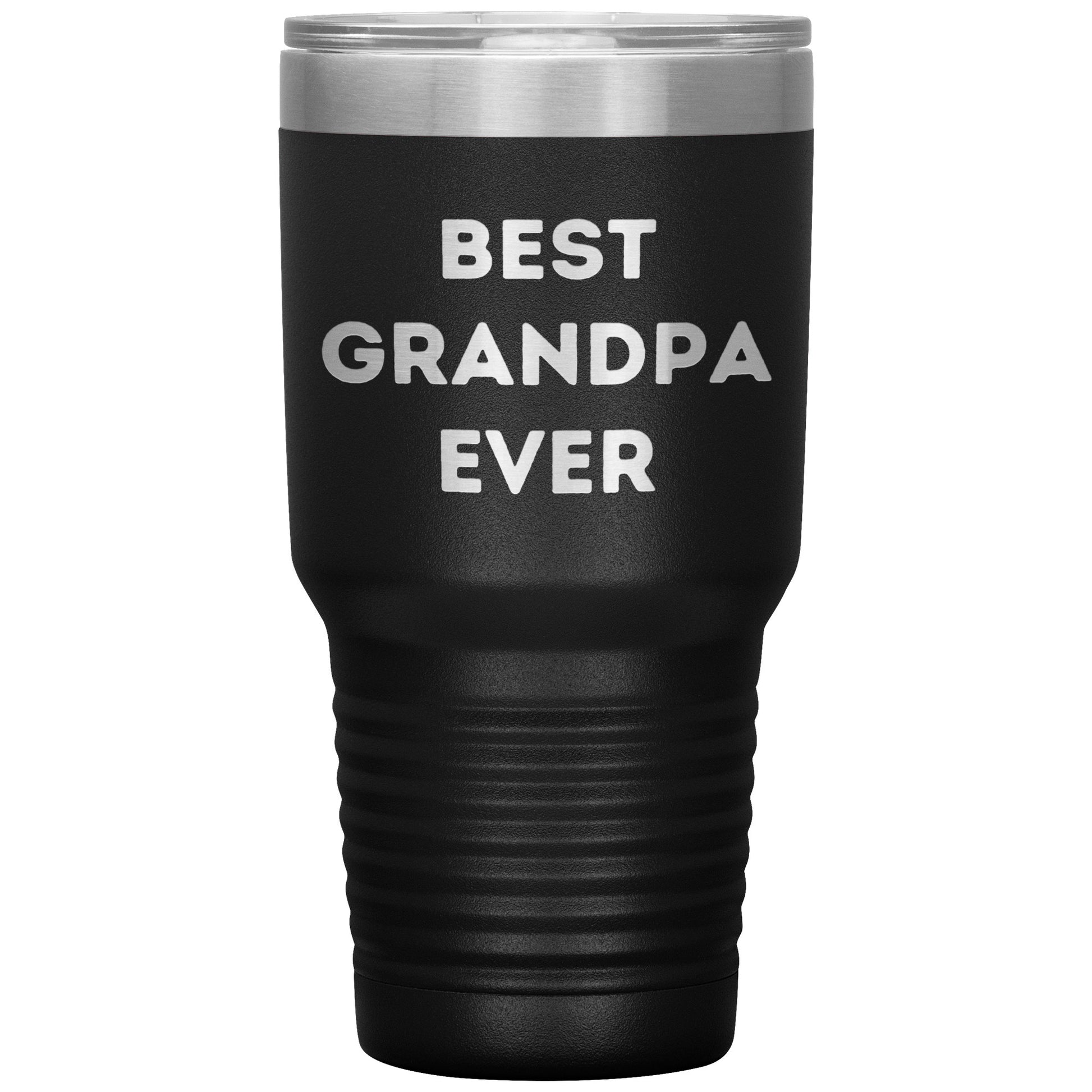 Grandfather Gifts - Best Grandpa Ever - Funny Stainless-Steel Tumbler - Mallard Moon Gift Shop