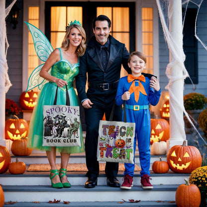 Trick or Treat Halloween Tote Bag for Kids - Mallard Moon Gift Shop
