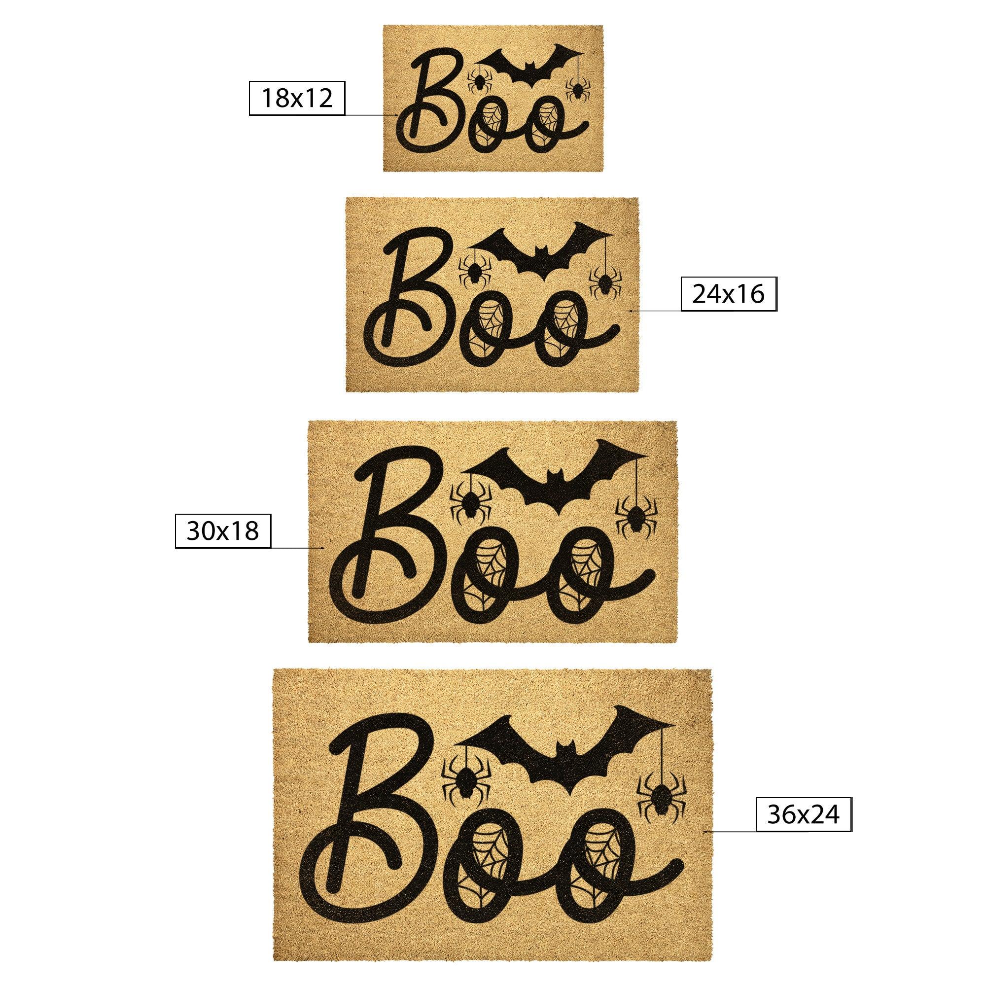 Halloween Boo Welcome Doormat - Mallard Moon Gift Shop