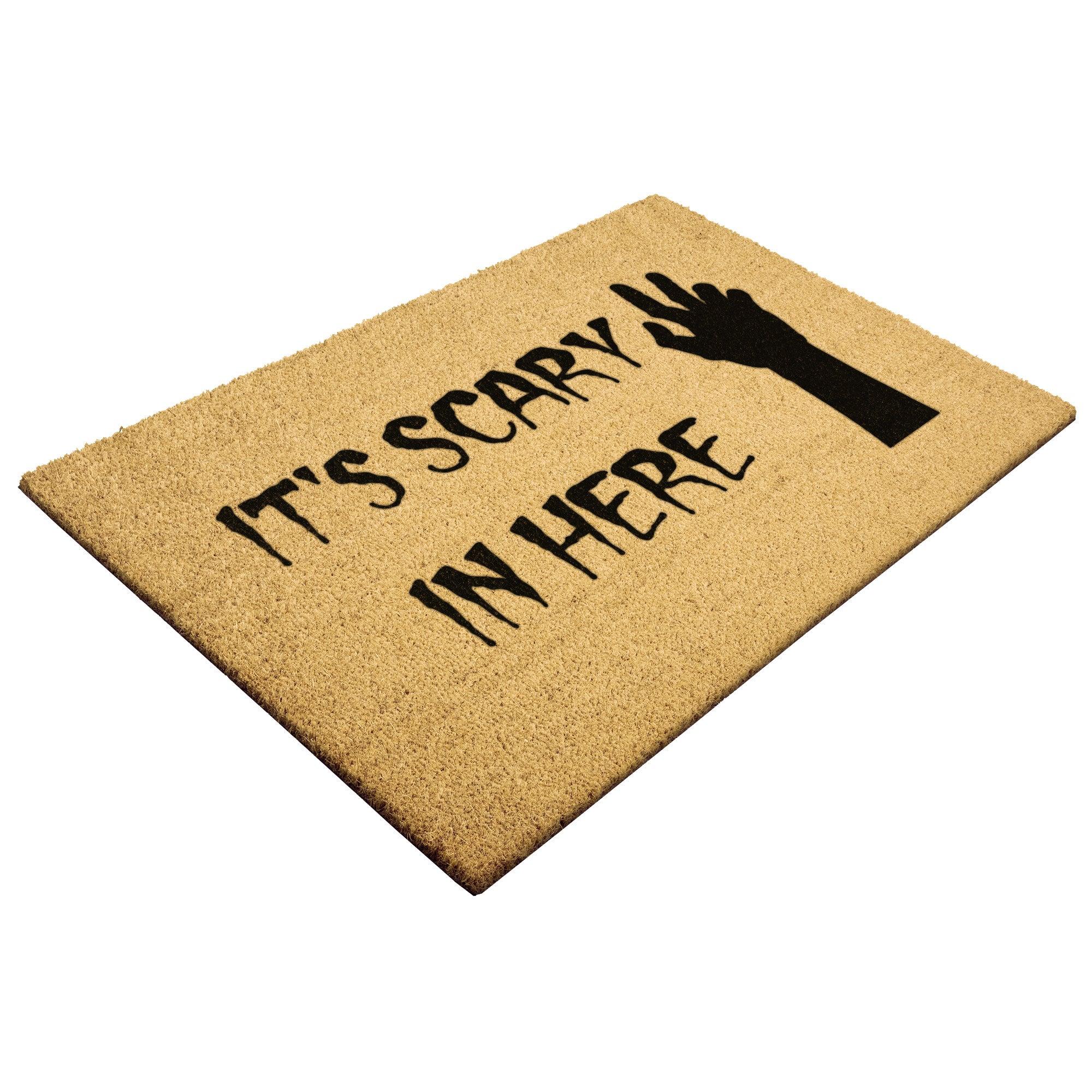 Halloween Outdoor Mat - It's Scary in Here - Mallard Moon Gift Shop