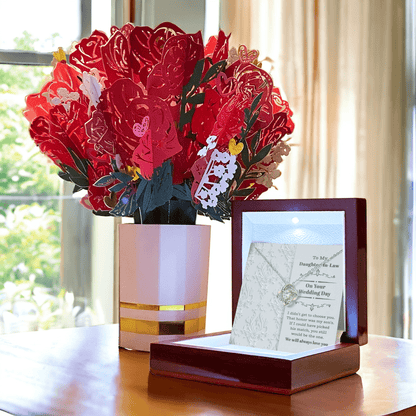 Daughter-In-Law Wedding Day Gift My Son Chose You Love Knot Pendant Necklace - Mallard Moon Gift Shop