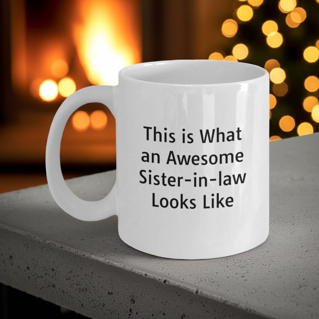Funny Sister-in-law White Coffee Mug with Inspirational Quote, Birthday Unique Gifts - Mallard Moon Gift Shop