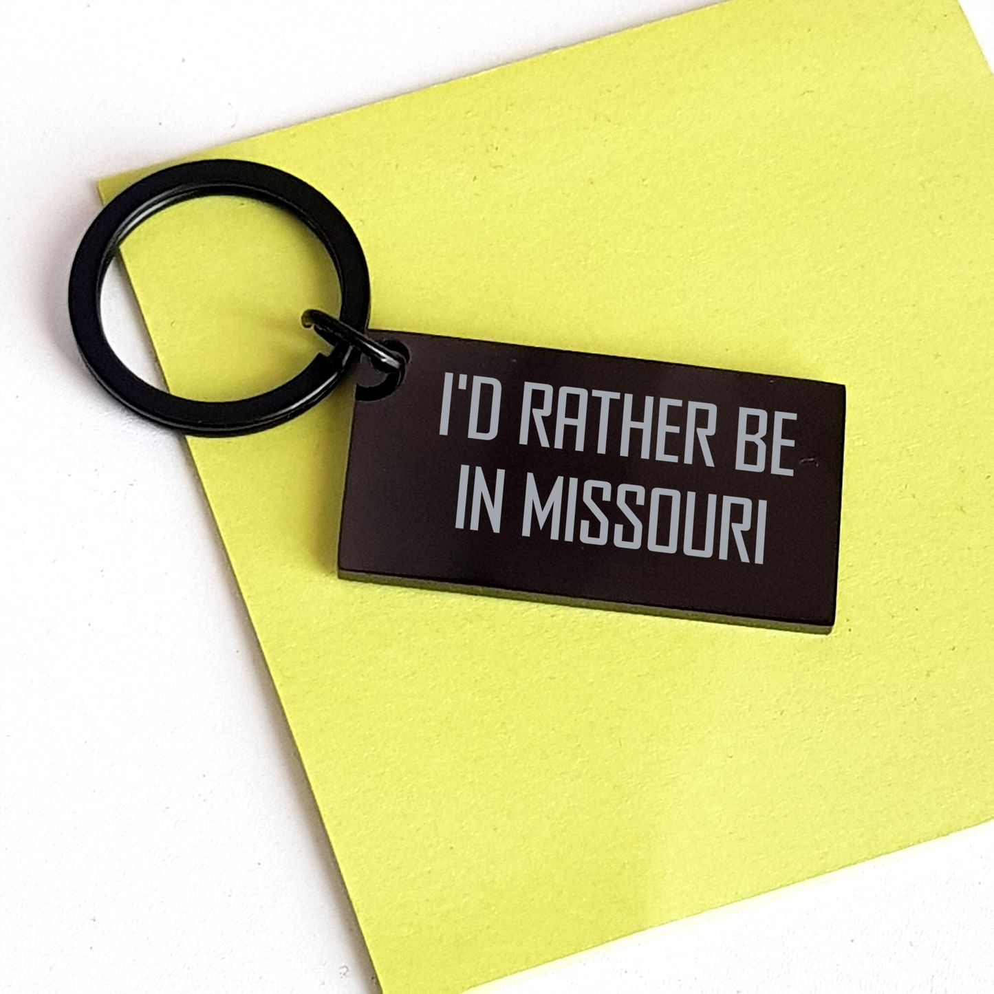 Missouri Gifts, Funny Keychain, I'd Rather Be In Missouri, Father's Day Unique Gifts from Family to Men - Image 3