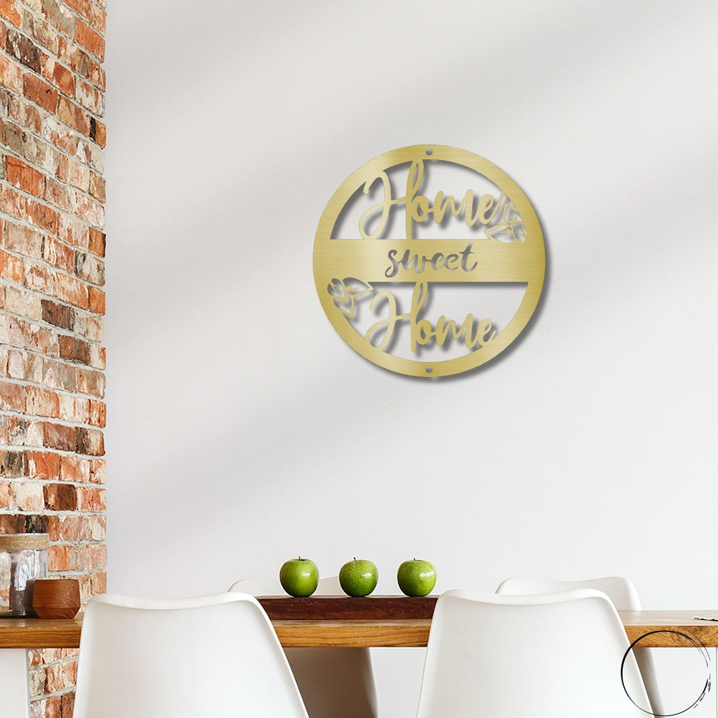 Home Sweet Home Metal Art Wall Sign - Mallard Moon Gift Shop