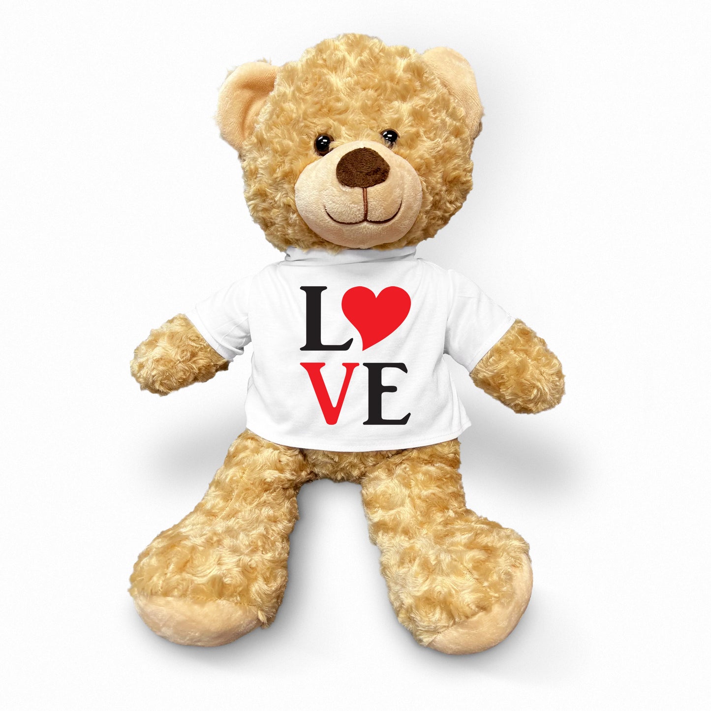 Spread Some Love - Adorable Plush Lamb, Panda, or Teddy Bear with Tee Shirt - Mallard Moon Gift Shop