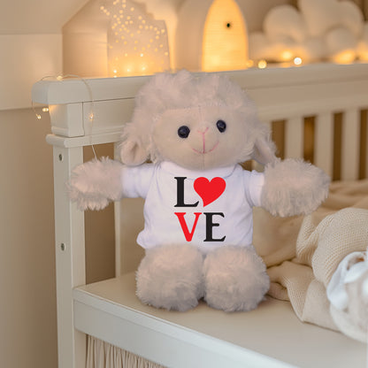 Spread Some Love - Adorable Plush Lamb, Panda, or Teddy Bear with Tee Shirt - Mallard Moon Gift Shop