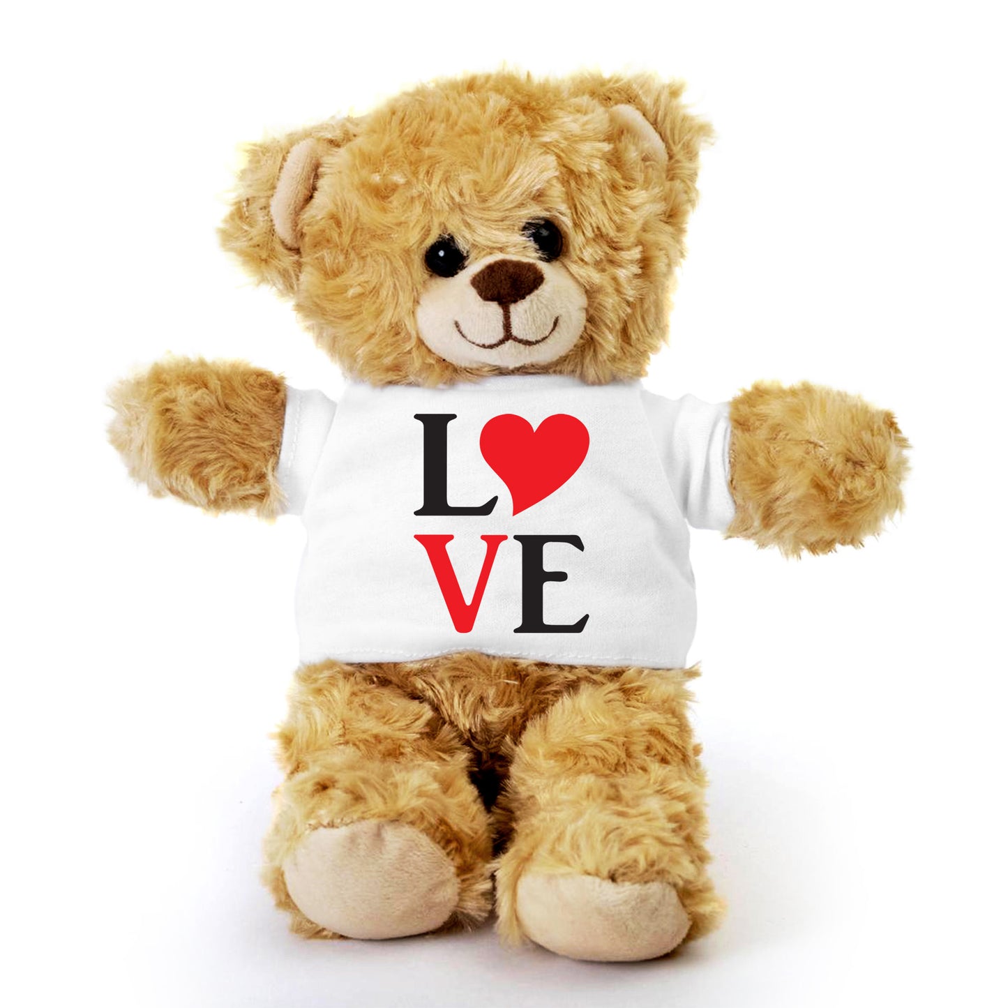 Spread Some Love - Adorable Plush Lamb, Panda, or Teddy Bear with Tee Shirt - Mallard Moon Gift Shop