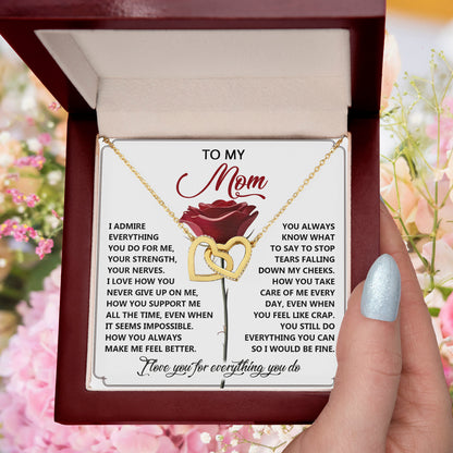 To My Mom - Everything You Do - Honest and Heartfelt Necklace Gift of Gratitude - Mallard Moon Gift Shop