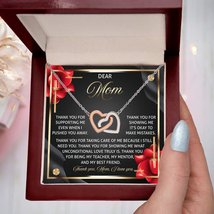 Mom - You Are My Teacher, My Mentor, and My Best Friend – Sentimental Jewelry Gift for Mom - Mallard Moon Gift Shop