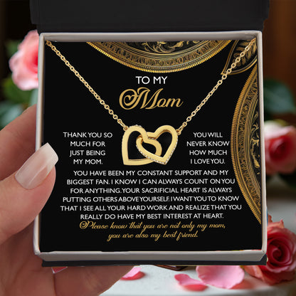 To My Mom – You Are Also My Best Friend – Heartfelt Necklace Gift of Appreciation and Love - Mallard Moon Gift Shop