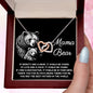 To My Mama Bear My Destination is In Your Arms Interlocking Hearts Necklace - Mallard Moon Gift Shop
