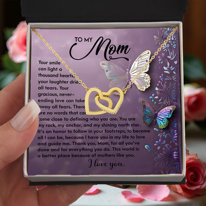 To My Mom – You Are My Rock, My Anchor, and My Shining North Star – Necklace Gift of Love and Gratitude - Mallard Moon Gift Shop