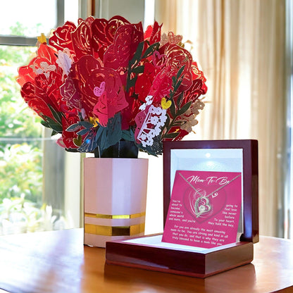 Gift for the Mom To Be You Will Soon Be Someone's Whole World Forever Love Heart Pendant Necklace - Mallard Moon Gift Shop