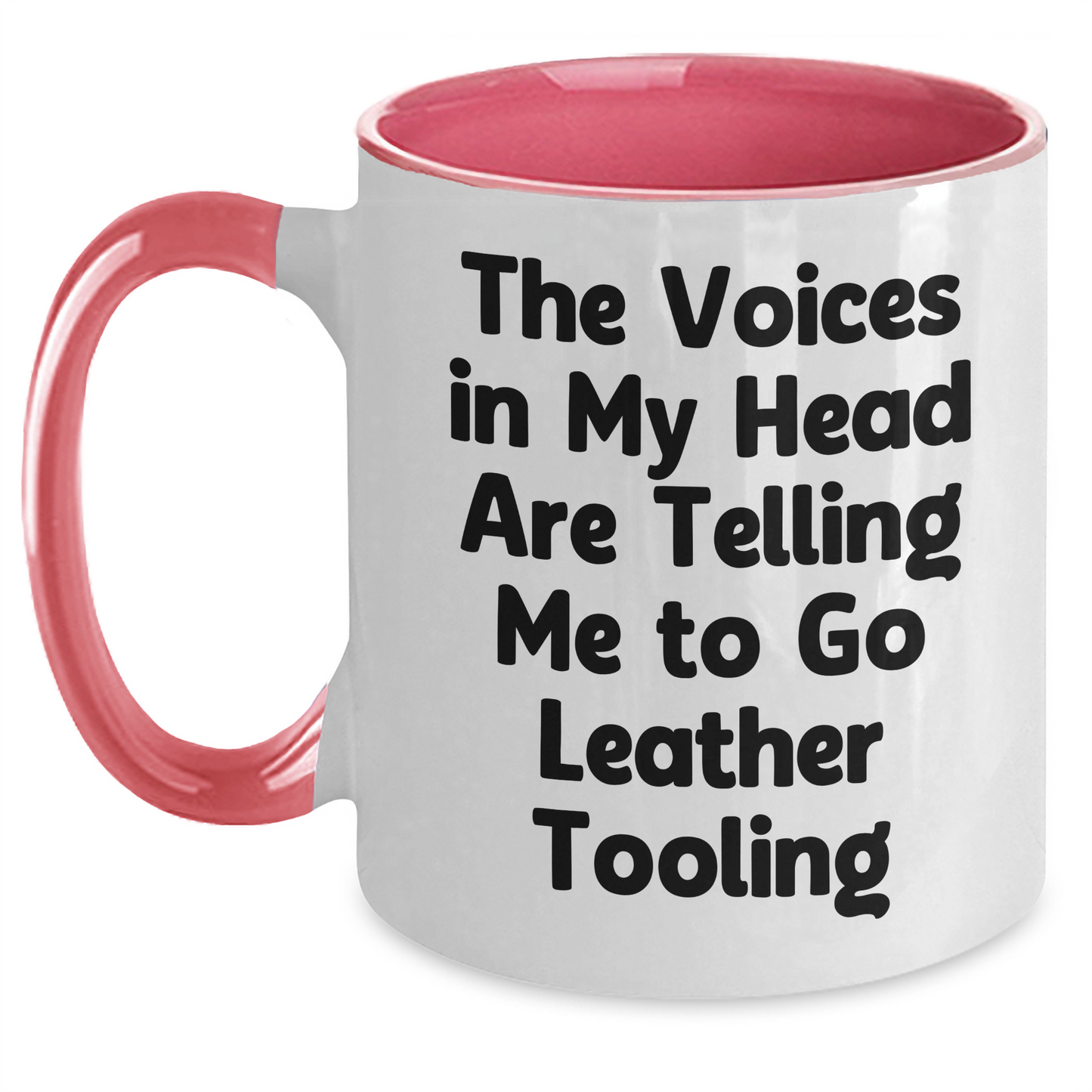 Funny Leather Tooling Gifts from Friends for Dad's Special Day - Two Tone Coffee Mug - Main