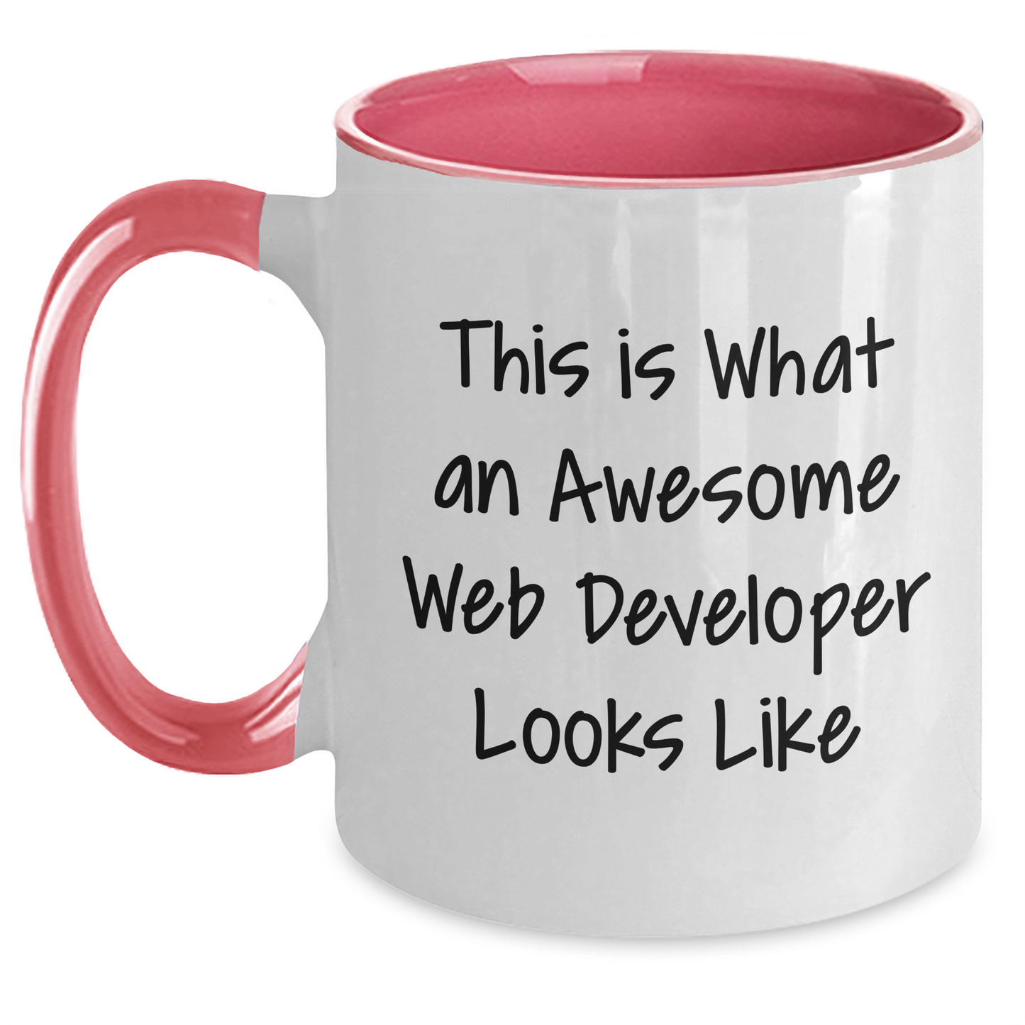 Funny Web Developer Gifts from Men for Father's Day Unique Two Tone Coffee Mug - Main