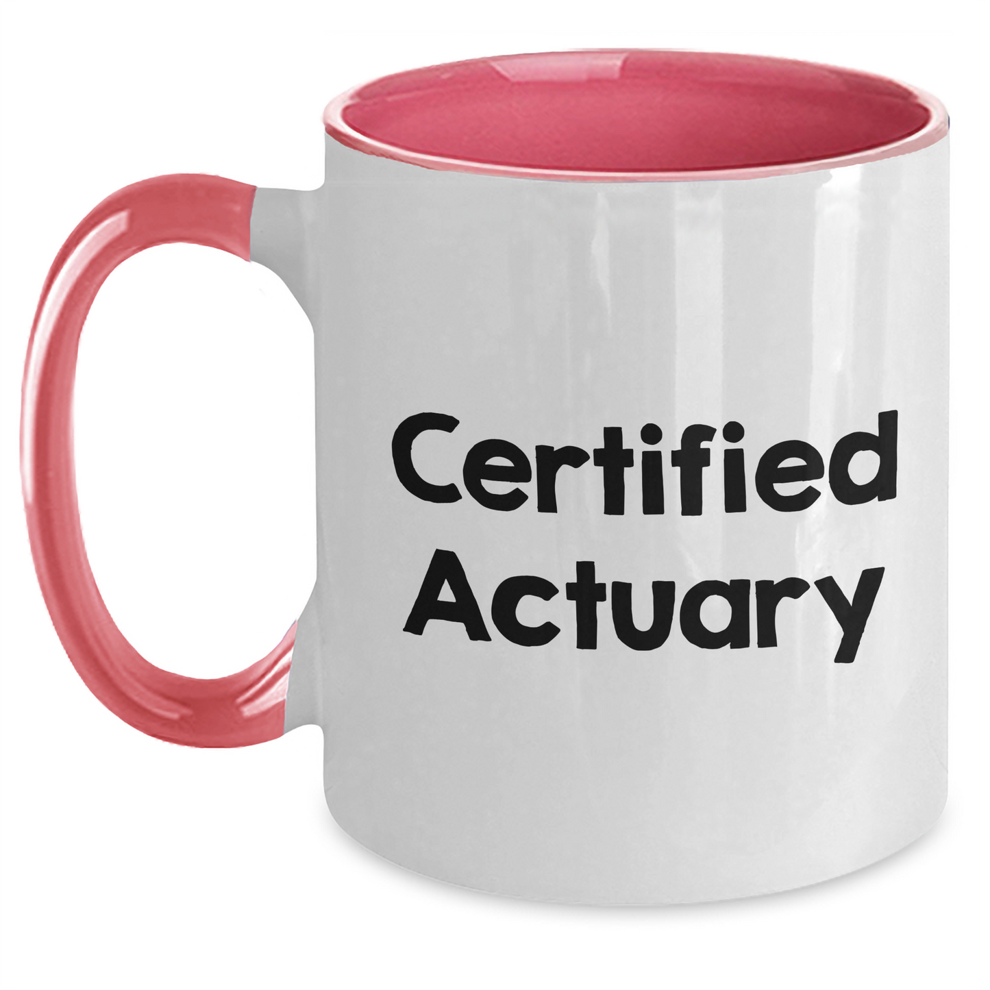 Funny Actuary Quote Two Tone Coffee Mugs for Dad's Gift, Gifts from Men to Actuary Friends, Unique Father's Day Unique Gifts - Main
