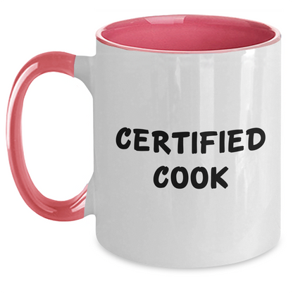 Funny Cooking Quotes, Gifts from Family to Cook, Unique Two Tone Coffee Mug for Men on Father's Day - Main