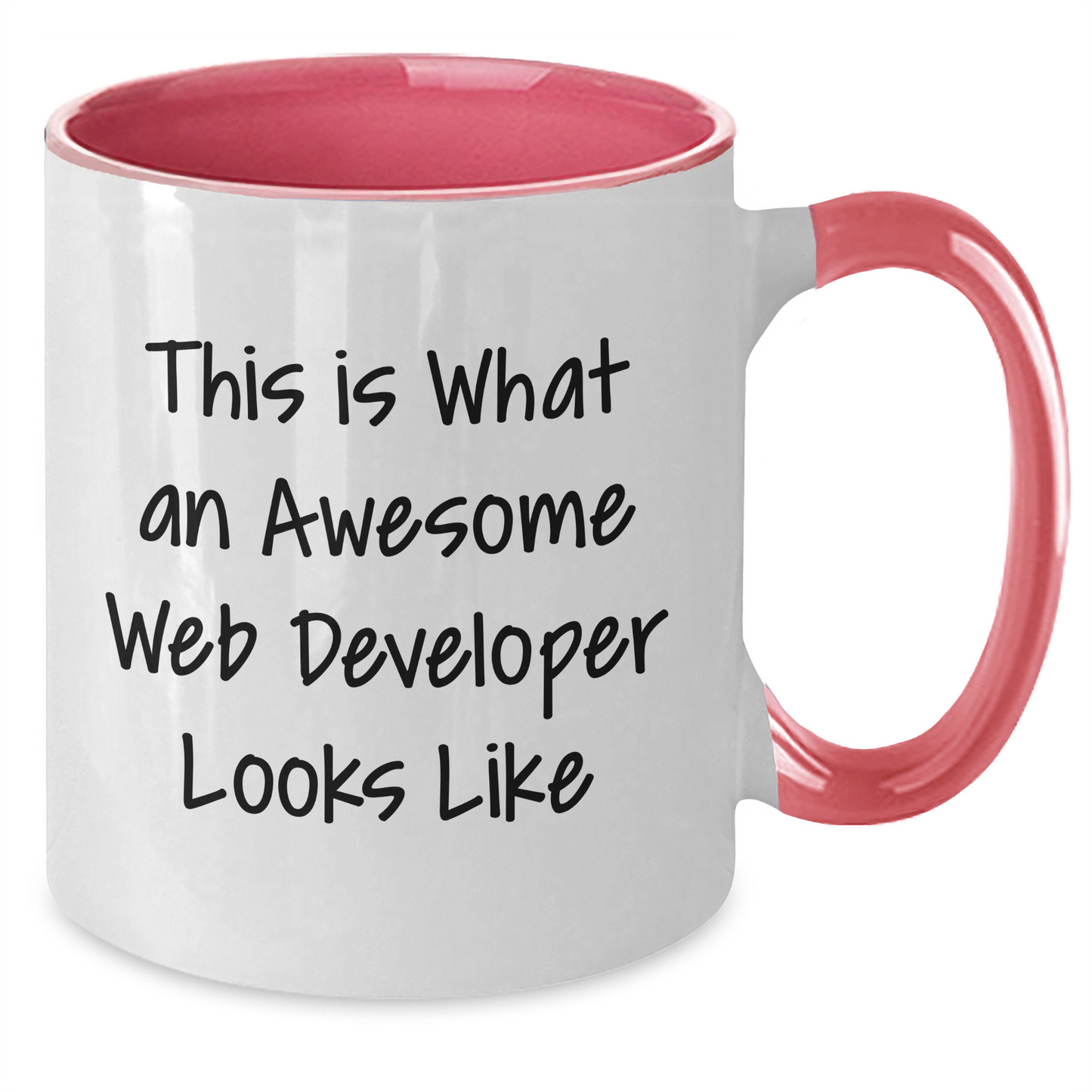 Funny Web Developer Gifts from Men for Father's Day Unique Two Tone Coffee Mug - Additional