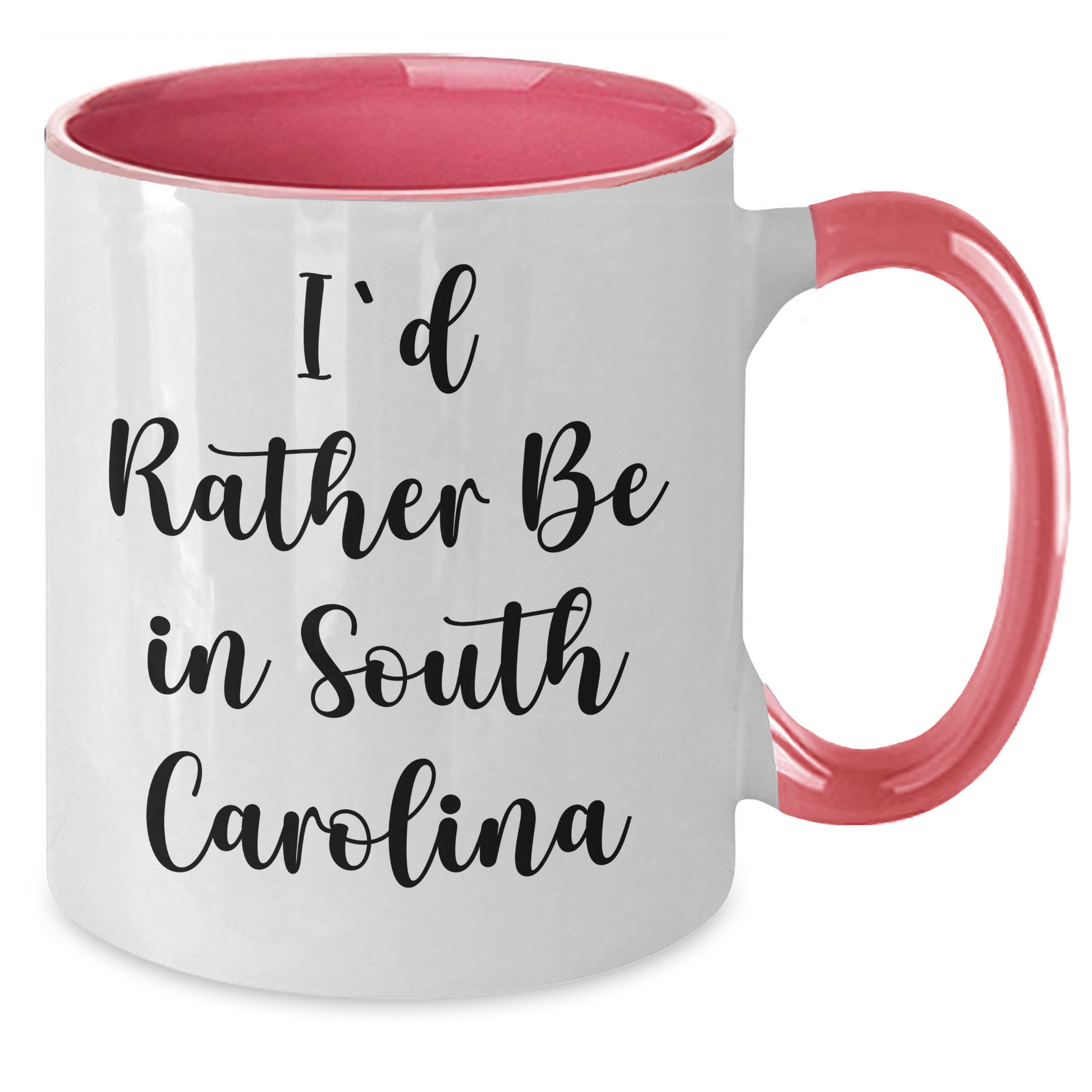 I'd Rather Be In South Carolina, Gifts from Men, Two Tone Coffee Mug for South Carolina Lovers, Father's Day Unique Gifts - Additional