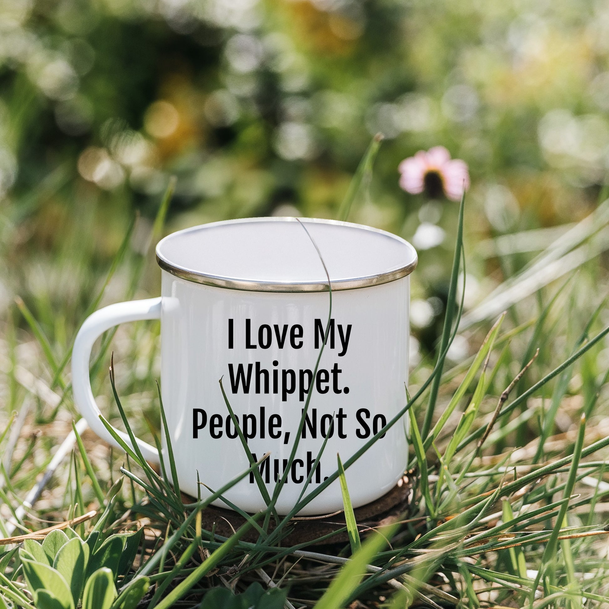 Whippet Dog Camping Mug | Funny Sarcastic I Love My Whippet People Not So Much Gifts for Whippet Dog Lovers | Cute Unique Gifts for Mother's Day - Mallard Moon Gift Shop