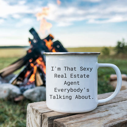 Real Estate Agent Gifts, Funny Inspirational Quote, Camping Mug for Graduation, Gifts from Friends to Real Estate Agent - Mallard Moon Gift Shop