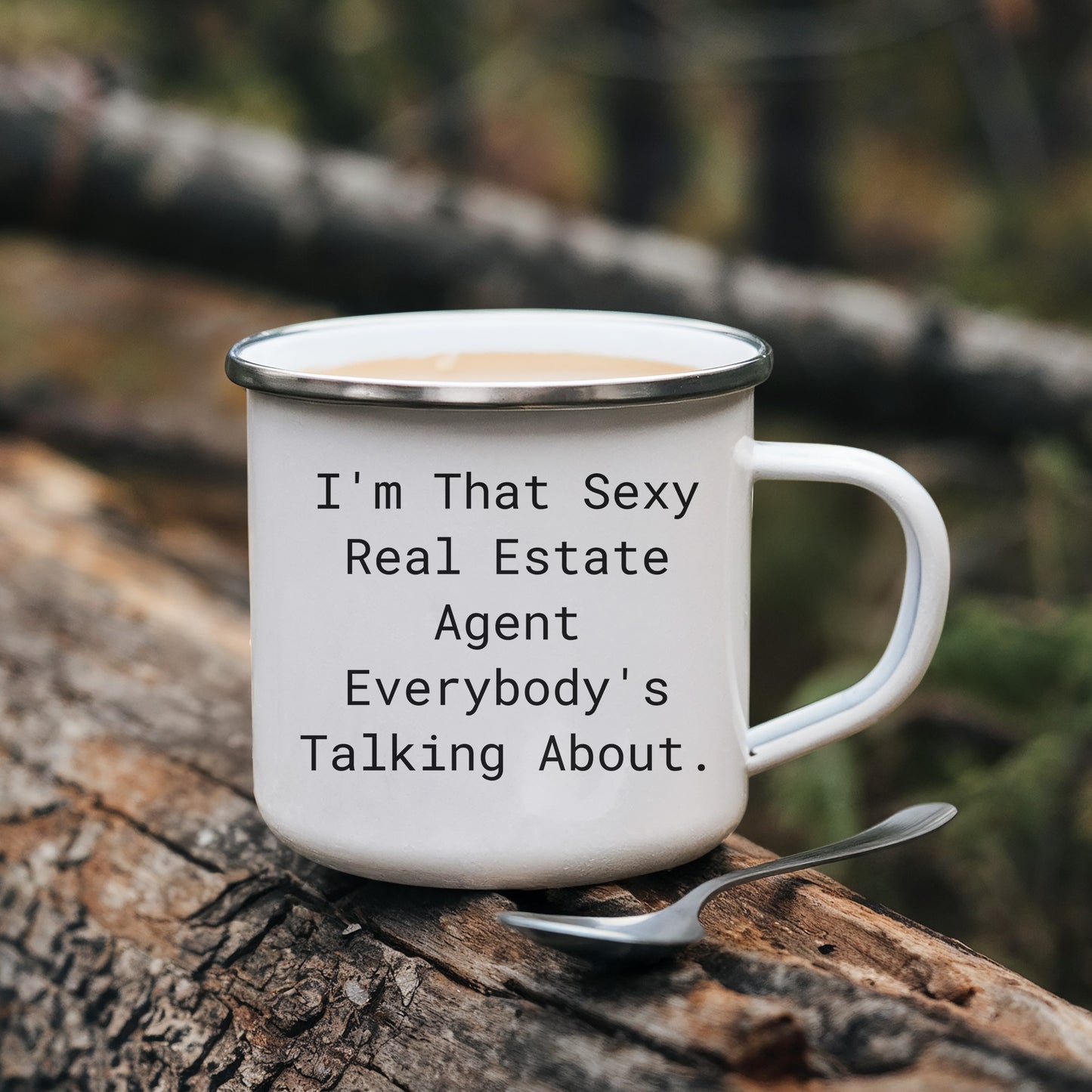 Real Estate Agent Gifts, Funny Inspirational Quote, Camping Mug for Graduation, Gifts from Friends to Real Estate Agent - Mallard Moon Gift Shop