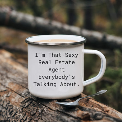 Real Estate Agent Gifts, Funny Inspirational Quote, Camping Mug for Graduation, Gifts from Friends to Real Estate Agent - Mallard Moon Gift Shop