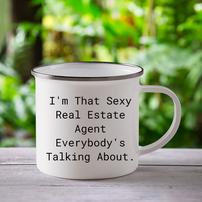Real Estate Agent Gifts, Funny Inspirational Quote, Camping Mug for Graduation, Gifts from Friends to Real Estate Agent - Mallard Moon Gift Shop