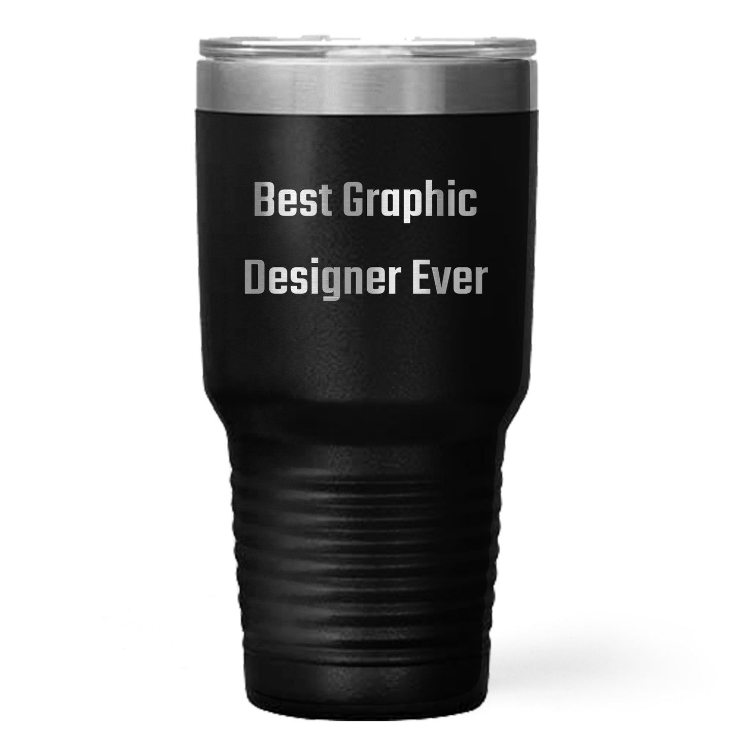 Funny Graphic Designer Gifts from Friends for Graduation, Best Graphic Designer Ever Tumbler, 20oz or 30oz Capacity, Stainless Steel Powder Coating, Unique Gifts for Men, Women, Coworkers, Family - Mallard Moon Gift Shop