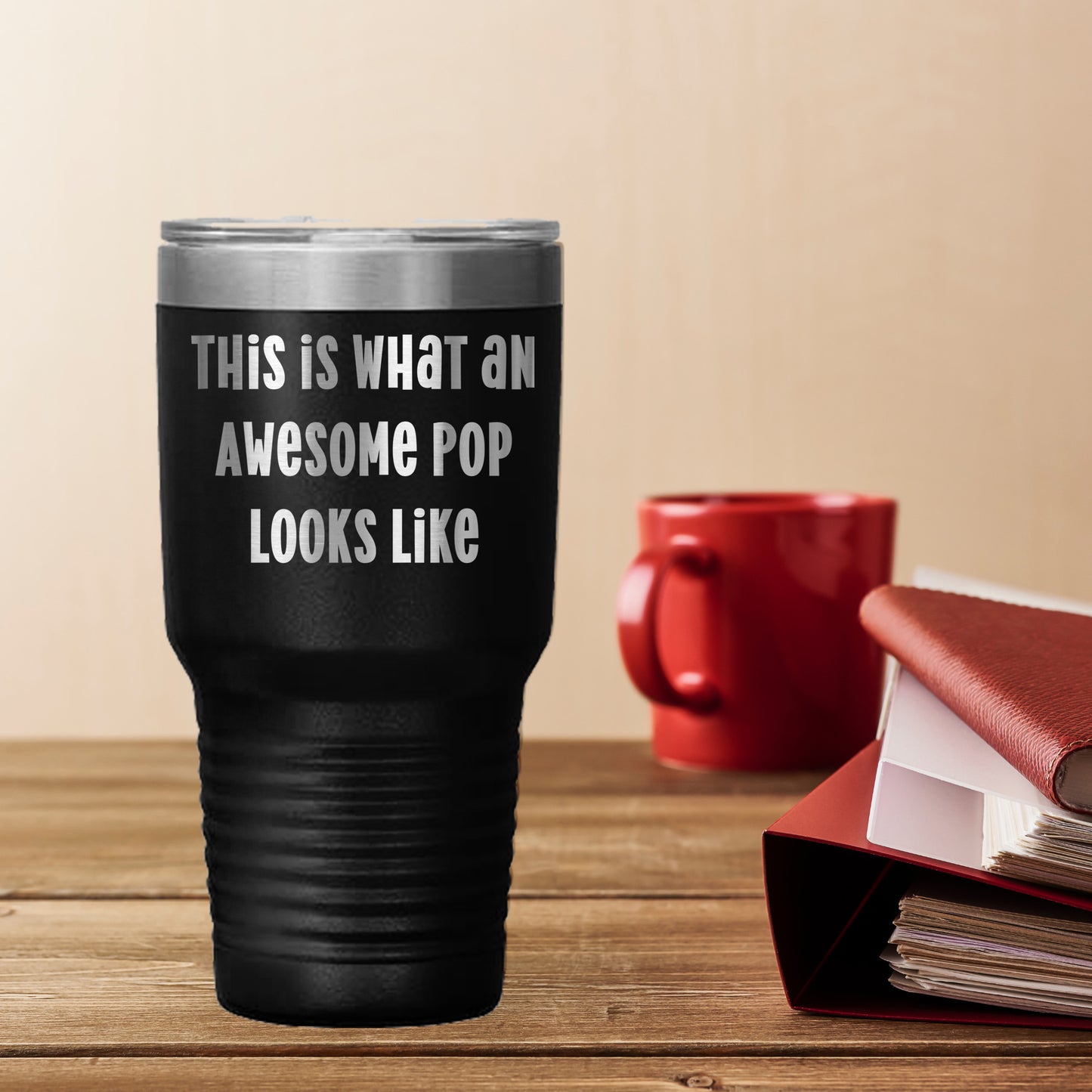 Funny Pop Tumblers for Men Gifts from Family - This Is What An Awesome Pop Looks Like - Mallard Moon Gift Shop