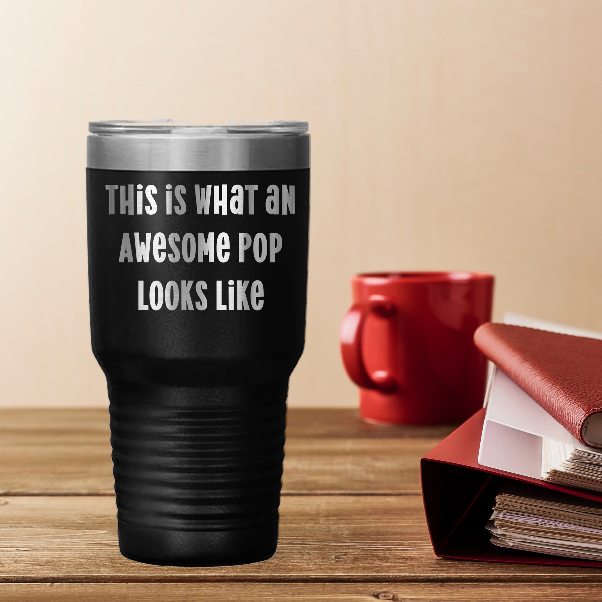 Funny Pop Tumblers for Men Gifts from Family - This Is What An Awesome Pop Looks Like - Mallard Moon Gift Shop