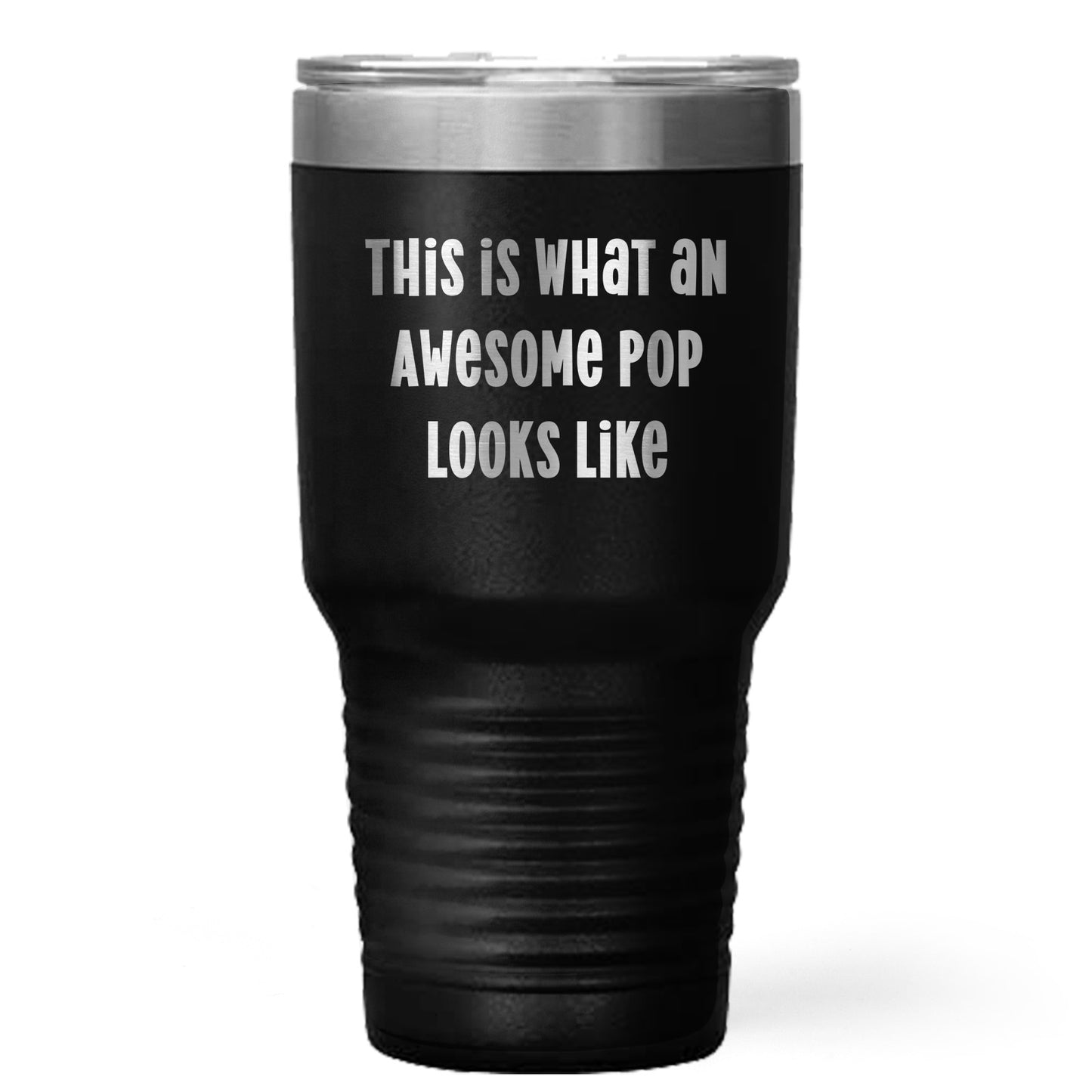 Funny Pop Tumblers for Men Gifts from Family - This Is What An Awesome Pop Looks Like - Mallard Moon Gift Shop