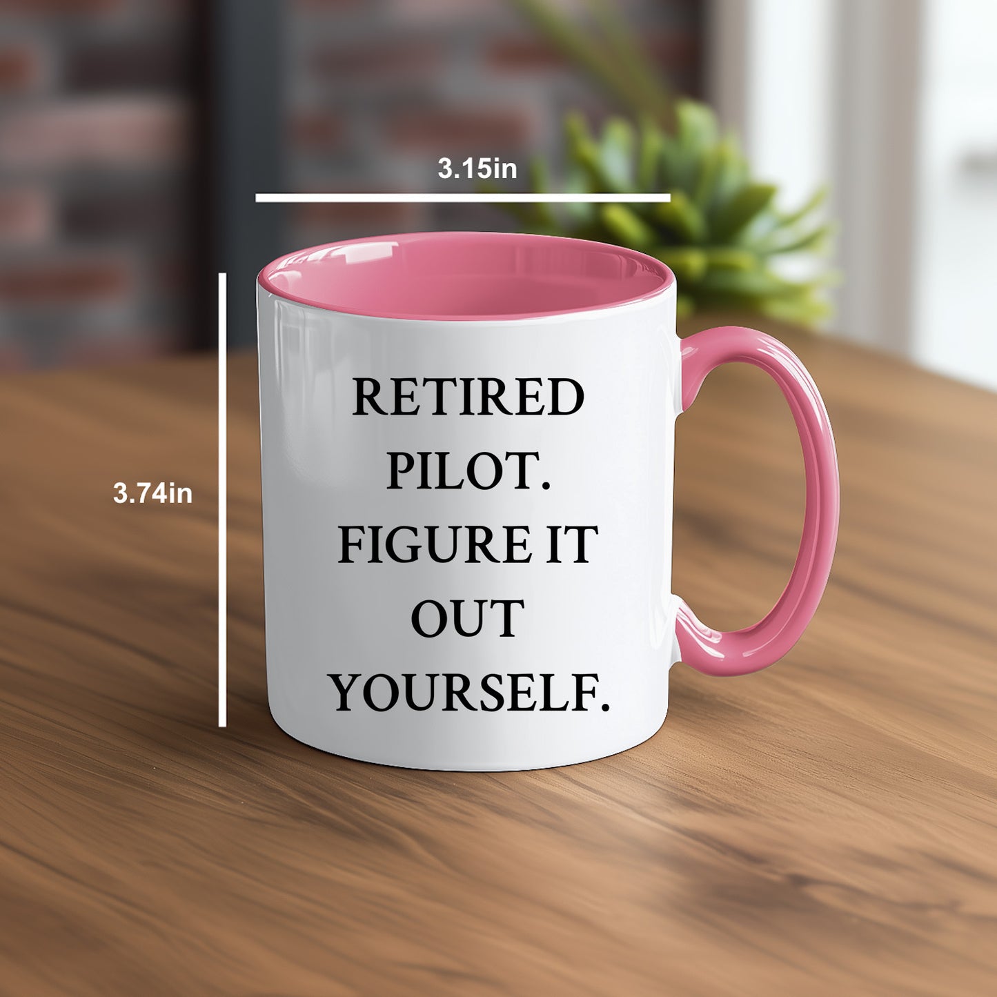 Pilot Gifts from Friends and Family - Inspirational Two Tone Coffee Mug for Retired Pilot. Figure It Out Yourself. - Graduation Unique Gifts