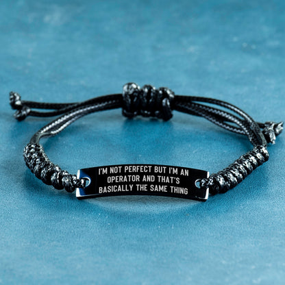 Funny Operator Rope Bracelet Gifts from Men to Operator Friends and Coworkers for Mother's Day Unique - Mallard Moon Gift Shop