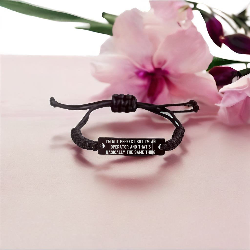 Funny Operator Rope Bracelet Gifts from Men to Operator Friends and Coworkers for Mother's Day Unique - Mallard Moon Gift Shop