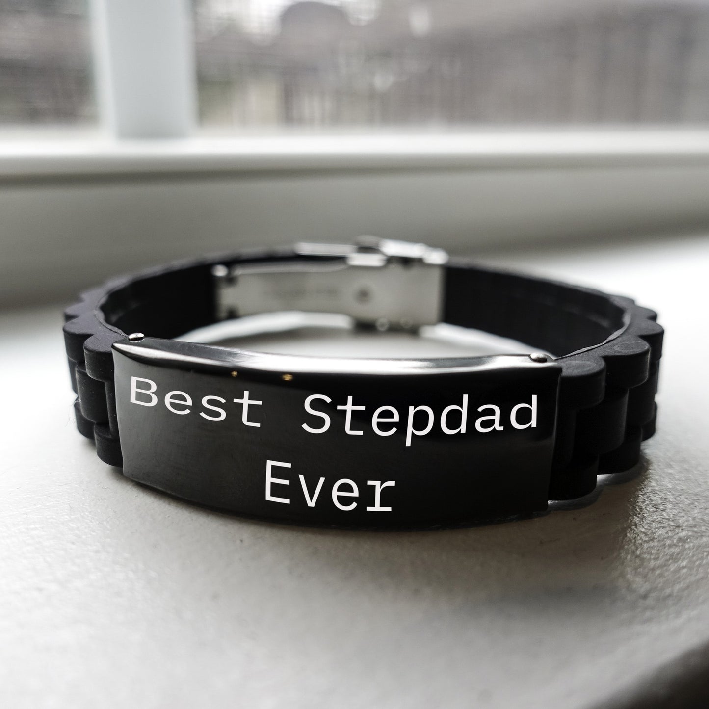 Best Stepdad Ever – Meaningful Gift for Bonus Dad – Stepfather Appreciation - Bracelet Gift – Father’s Day, Birthday, Christmas - Mallard Moon Gift Shop