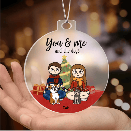 Pet Portrait Personalized Acrylic Keepsake Ornament