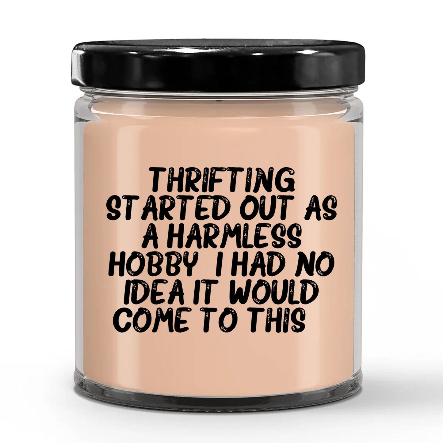 Thrifting Delight, Gifts for Friends, Thrifting Enthusiasts, Birthday, Holidays, Special Occasions, Quote Inspired Scented Soy Candle - Mallard Moon Gift Shop