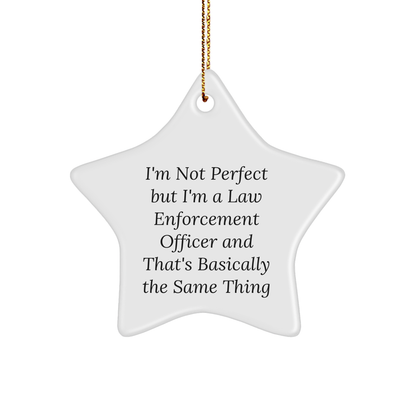 Psychiatrist Funny Star Ornament - Psychiatrist Day, World's Best Mom By Night' - Gifts from Family to Friends