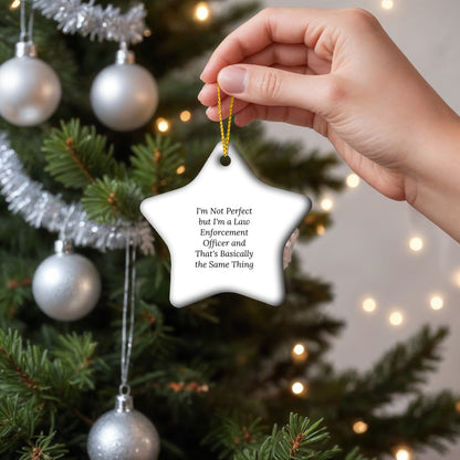 Psychiatrist Funny Star Ornament - Psychiatrist Day, World's Best Mom By Night' - Gifts from Family to Friends