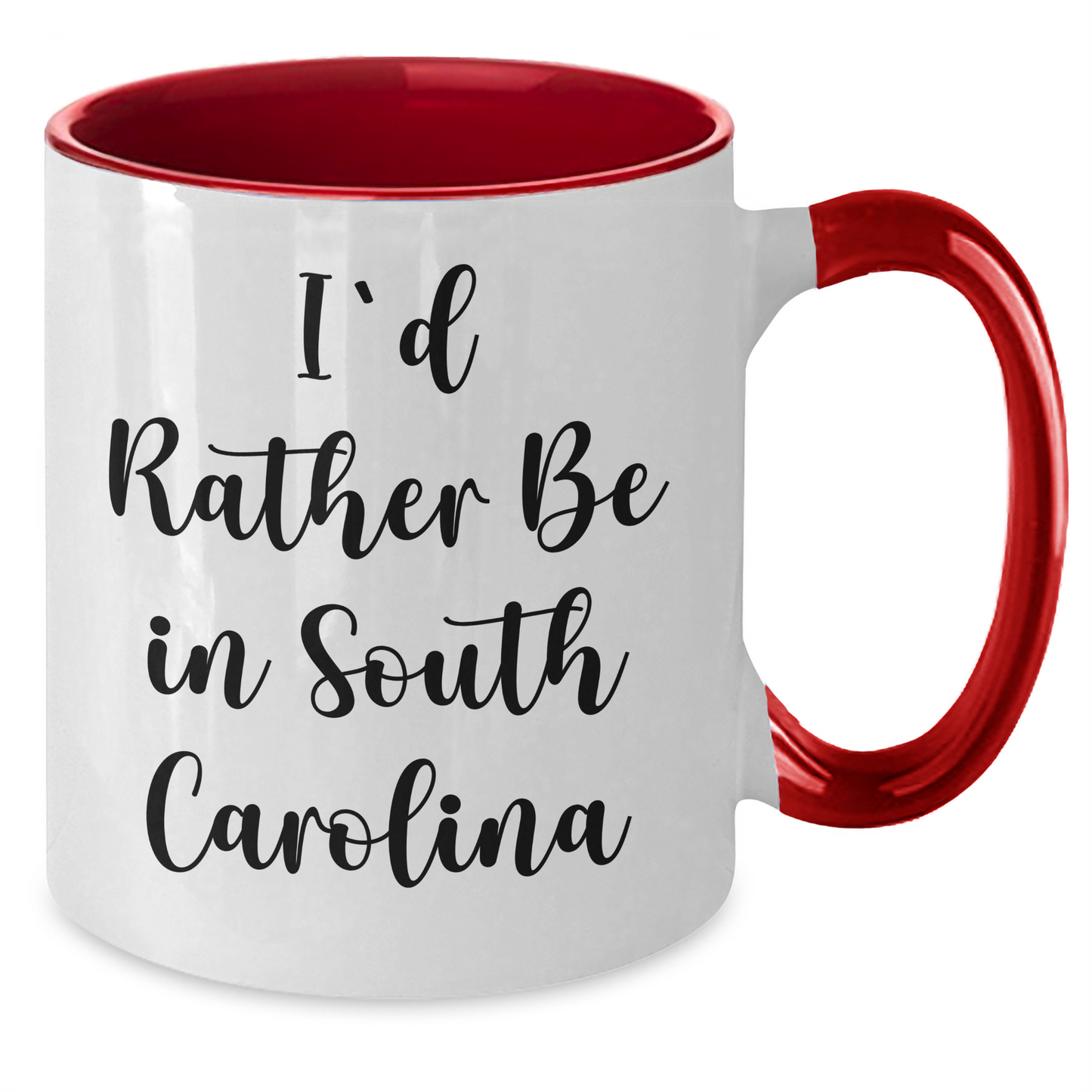 I'd Rather Be In South Carolina, Gifts from Men, Two Tone Coffee Mug for South Carolina Lovers, Father's Day Unique Gifts - Additional