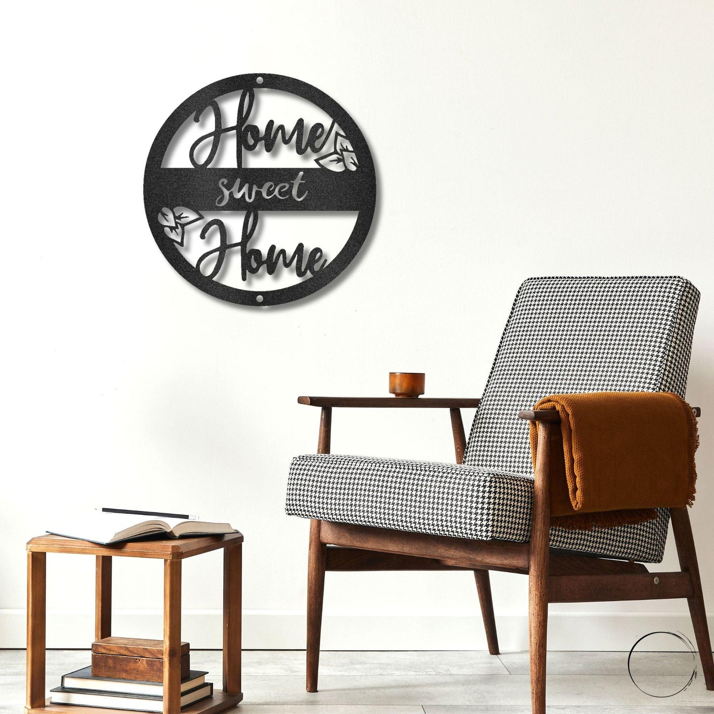 Home Sweet Home Metal Art Wall Sign - Mallard Moon Gift Shop