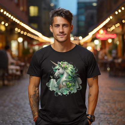 Magical Irish Unicorn St. Patrick's Day T-Shirt – Enchanting Lucky Charm Tee - Mallard Moon Gift Shop
