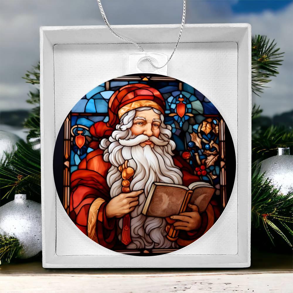 Santa Claus Acrylic Keepsake Ornament